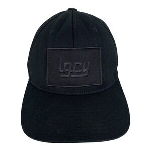 Lgcy Logo - 110 One Ten Black Snapback Hat - Adjustable FlexFit Tech Yupoong Cap